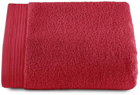 Top Towel – Premium – Große Badetücher – Badezimmerhandtücher – 1 großes Duschtuch – 100 x 150 cm – 100 % Baumwolle – 600 Gramm - Rot