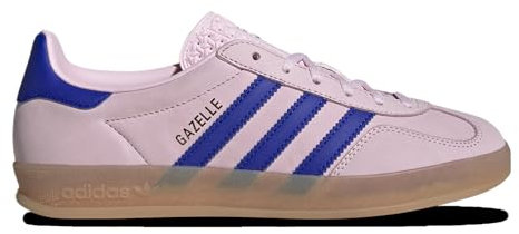 Adidas Originals Gazelle Baskets d'intérieur pour femme, Rose transparent Lucid Blue, 35.5 EU
