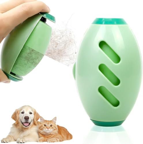 2 Pièce Rouleau à Peluches réutilisable Lavable, Rouleau Poils Animaux, Rouleau Anti-Peluches Portable, pour Vêtements, Lit, Tapis, Canapés (Vert)