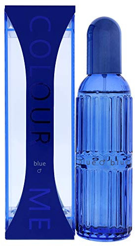 COLOUR ME Blue Profumo da uomo, Eau de Parfum 90 ml, fragranza di lusso - Dopobarba da uomo, persistente Fragranza di Milton-Lloyd, 90ml