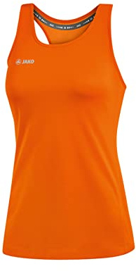 JAKO Damen Tanktop Run 2.0, Neonorange, 38