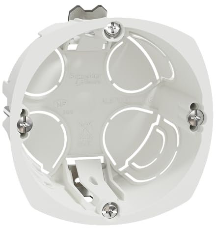 Schneider Electric - Multifix - Scatola da incasso - Ø 67 mm - prof 40 mm - 1 post - IMT35914