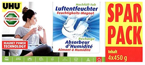 UHU Luftentfeuchter Nachfüll-Tabs 4x450g