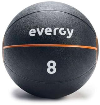 EVERGY Balon Medicinal (2kg, 4kg, 4kg, 6kg, 8kg, 10kg) BALONES MEDICINALES para Gimnasio EN CASA. Medicine Ball - SLAMBALLS - BALÓN DE Crossfit con Diferentes Pesos Fitness (8 KG)