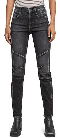G-Star Femme Jean Ace 2.0 Biker Slim Straight, Gris (worn in fossil D25285-D535-G734), 29W / 30L
