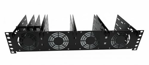 Rack 19 tum HDD-hållare 2U storlek, upp till 9 x 3,5 tum HDD och 4 x 2,5 tum SSD, tillverkad av stål 1,5 mm
