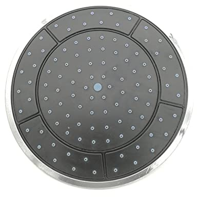 HOMSFOU Cabezal De Ducha Redondo Tipo Lluvia De Acero Inoxidable 10 Pulgadas Alta Presión Ajustable Para Baño Hogar Hotel