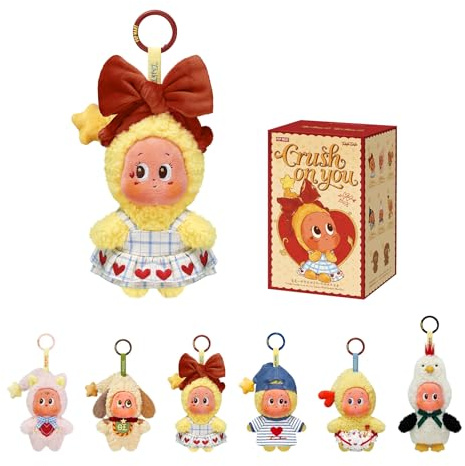 POP MART Twinkle Twinkle Crush On You Series-Plush Pendent Blind Box, Collectible Toys Home Decorations, Holiday Birthday Gifts for Girls and Boys, Single Box