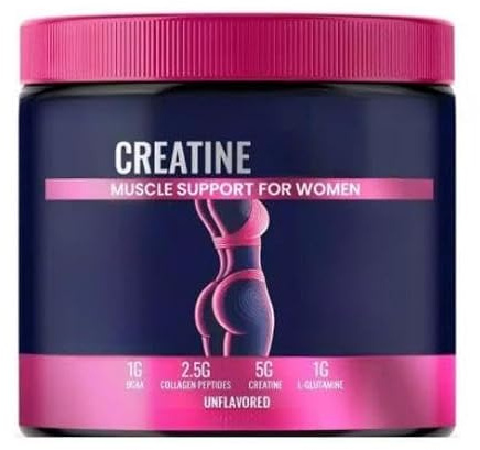 Creatina para mujeres: favorece el desarrollo muscular, la recuperación post-entrenamiento, la elasticidad de la piel y la salud del cabello y las uñas