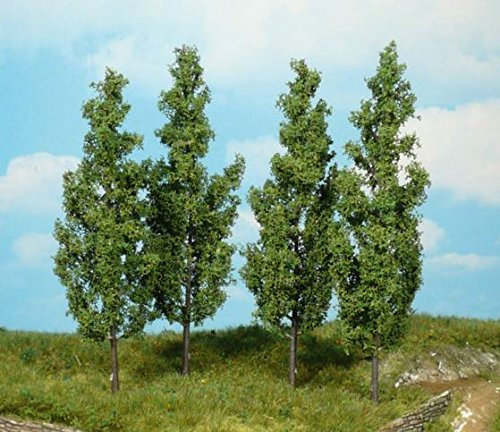 Heki 1719 - Árboles de álamo (4 unidades, altura de 14 cm), multicolor , color/modelo surtido