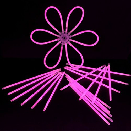 Braccialetti Lumin.Fluo Rosa 100pz.