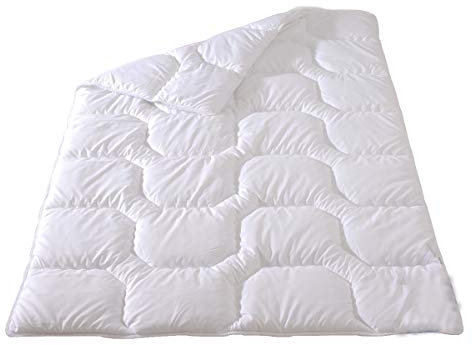 Microfaser Duo- Steppbett Kochfest Nevada 155x220 cm, warme Winter- Bettdecke waschbar bis 95°C, für Allergiker geeignet