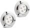 CHNXU 2er set Unterwasserbeleuchtung RGB Farbwechsel mit Fernbedienung und 12V Netzteil, IP68 Pool Licht 250LM 4W - 12W LED Teichbeleuchtung Unterwasserstrahler für Boote Aquarium Brunnen Teich