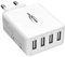 Ansmann 4-Port USB Charger 30 W - USB Ladegerät mit intelligenter Ladesteuerung für Smartphone, Tablet, GoPro, e-Book Reader, etc. / Ladestecker zum Aufladen Ihrer Geräte mit 4 Anschlüssen