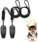 vsshe Hundepfeife,2 Stück Trainingspfeife 2 in 1 Hundeklicker und Pfeife Hunde Clicker Set mit 2 Pfeifenriemen Pfeife für Hunde Hundeerziehung Für Outdoor Camping Sport Hunde Clickertraining (Seil A)