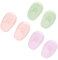 ERINGOGO 3pares Cubiertas De Silicona Reutilizables Para Oídos De Oídos Para Tinte De Cabello Resistentes Al Calor De Pastel Morado Herramienta De Peluquería Para Uso Profesional y