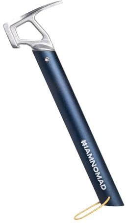 NOMAD® Hammer Zeltheringe Edelstahl | 30CM | 325 GR | Zelthammer | Campinghamer | Camping Hammer Zelt Hering | Multifunktional