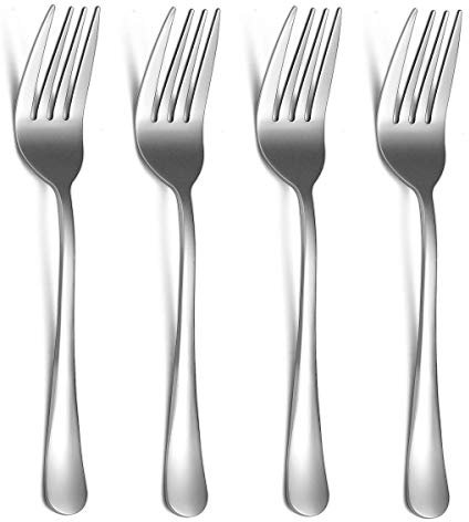 Forchette da portata 4 pezzi,KyratonForchetta da portata,forchetta affettatura utensili da portata in acciaio inox, set da portata confezione da 4 pezzi