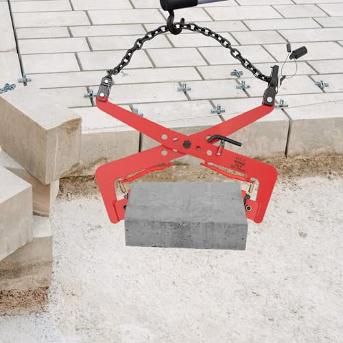 Hanmorfarbi Pinza universal para cadena,pinza de desplazamiento,pinza de clinker,alicates para piedras,alicates de desplazamiento de bordillos,alicates de colocación con forro antideslizante (500 kg)