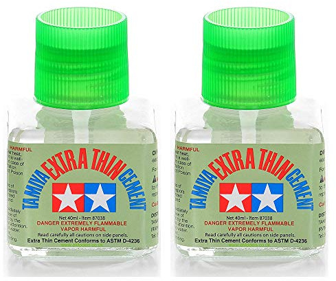 Model Glue Extra Thin Cement Glue Adhesive 40ml - TWIN PACK