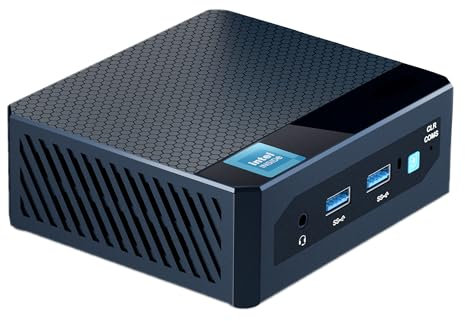 Fodenntech Mini PC F10, Alder Lake-N95(Up to 3.4GHz),16GB RAM DDR4 512GB SSD Mini Computer,Small Desktop Computers Dual HDMI Support 4K /WiFi /BT4.2 Micro PC Office Home Server