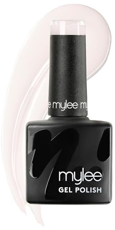 Mylee Smalto Gel Semipermanente 8ml [Garter] - UV/LED Nail Art Manicure Pedicure, Lunga Durata, per Uso Professionale e Domestico [White Range] - Vegan & Cruelty Free