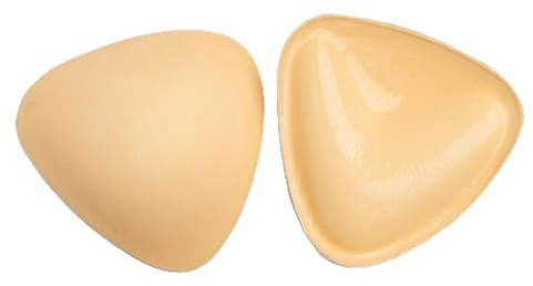 HAVENPEAK Double-Sided Adhesive Bra Inserts Pads for Women | Reusable, Waterproof Push-Up Inserts | Soft, Breathable Lift Cups for Bikni, Bras, Tops & Swimwear, A–G Cup Sizes (Nude, Small)