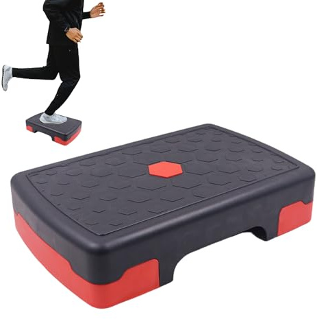 Fitness Step | Stepper aeróbico para ejercicios de fitness, dispositivo de modelado corporal para el hogar, apartamento, gimnasio, entrenamiento diario, niños, adolescentes, adultos, personas mayores