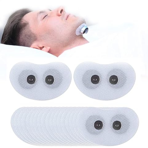 BDXZJ Anti Snoring Dispositivo, Efficace Stop Snoring Dispositivo, Cerotti Magnetici Antirussamento, Cerotti di Ricambio, Cerotti di Ricambio per Dispositivi Antirussamento 20Pcs
