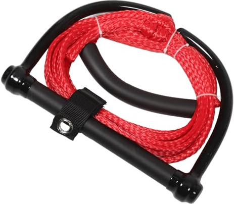 Corde de Wakeboard Rouge en PP, Haute Résistance à L’Abrasion | Résistance Uv, pour Wakeboarding et Ski Nautique, Ligne Nautique Portable