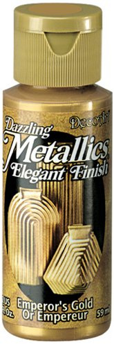 DecoArt Americana Acrylic Metallic Paint, Emperor's Gold