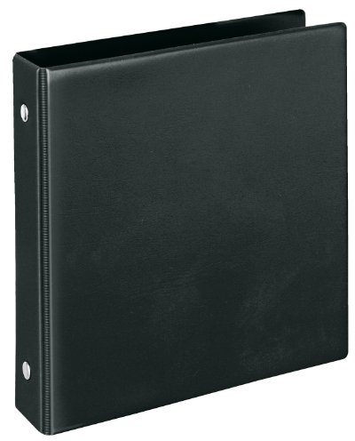 VELOFLEX 4167080 - Karteikartenordner DIN A6, 2- Rund- Ring- Mechanik, 25 mm breit, schwarz, 1 Stück