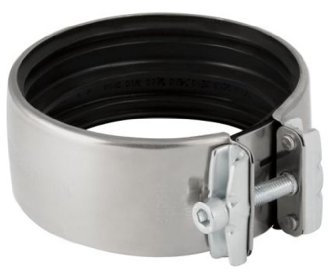 Geberit 308003142 db20 Spannverbinder (Edelstahl) DN 90