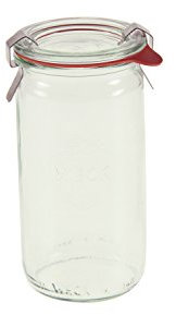 Weck 975 1/4L Cylindrical Jar Set of Six - 11.5 Ounce