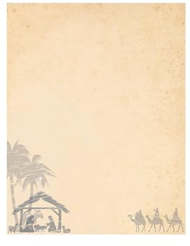 Great Papers! Holy Night Holiday Letterhead, 8.5 x 11, 80 sheets (2018028)