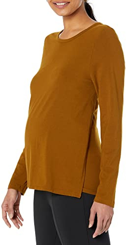 Amazon Essentials T-shirt d'allaitement Femme, Brun Châtaigne Foncé, L