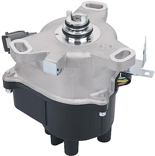 AiYiGu Ignition Distributor w/Cap & Rotor Compatible with Honda Civic/Acura EL 1.5L 1.6L 1999-2000 SOHC Replacement TD-91U, TD91U, TD63U, TD-63U, TD-73U, TD73U