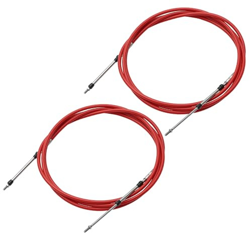 QUARKZMAN 2pcs 11 ft 3,4 Mètre 134pouce Accélérateur Changement Vitesse Télécommande Commande Boîtier Câble