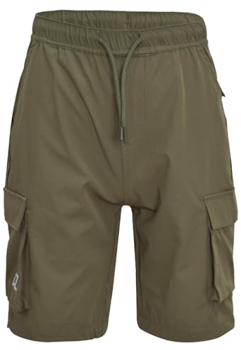 A2Z 4 Enfants Garçons Actif PE Cargaison Shorts Confortable - Shorts S14 Olive 11-12