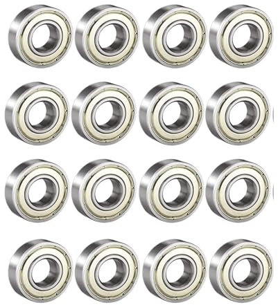 12 Stück ​Kugellager 608ZZ Edelstahl – ​608 Kugellager 8x22x7mm doppelseitig abgedichtet | ​Kugellager ABEC-5 für Skateboards, E-Scooter & Industrieanlagen | Rostfrei, 10 Jahre Garantie