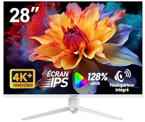 Gawfolk PC-Monitor 28 Zoll 4K UHD, ultraklarer Computermonitor (3840 x 2560p)