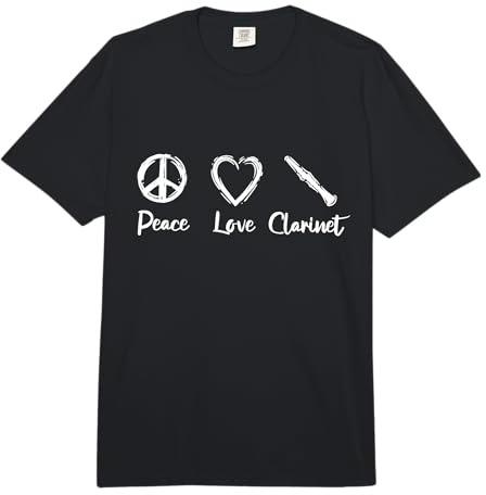 Amour de la Clarinette Instructeur de Clarinette Comfort Colors Adult Heavyweight T-Shirt