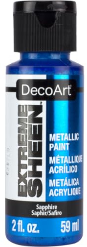 DecoArt Americana Extreme Sheen Jar of Paint, acryl, Saphir, 59 ml (1er Pack), 59