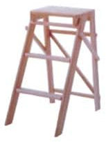 SGABELLO SCALETTA 3 gradini - col.naturale
