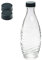 mixcover Deckel passend für SodaStream Crystal und Penguin Glasflasche Ersatzdeckel Verschluss 2er Set