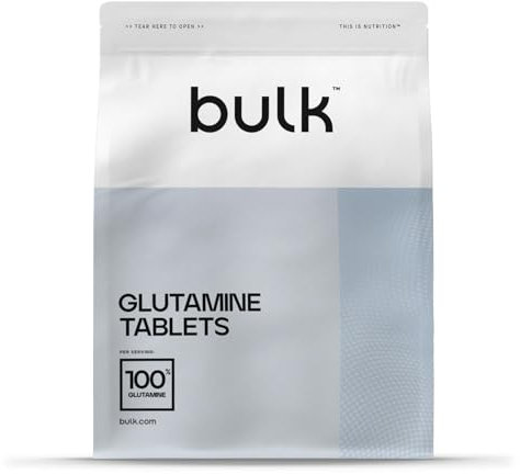 Bulk Glutamine Tablets, 3000 mg L-Glutamine Per Serving, 180 Tablets