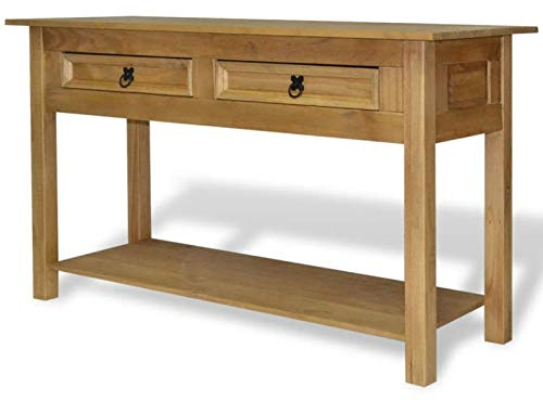 Keketa Console Table, Patio Dining Table Desk Furniture for Kitchen, Dining Room, Breakfast Nook Mexican Pine Corona Range 36.6x13.6x28.7