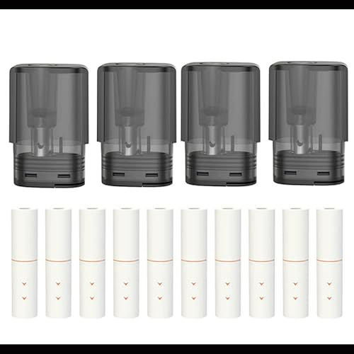 Pack éco - 4 cartouches pour Aspire Vilter, Vilter S et Vilter 2 + un paquet de 10 filtres - Sans tabac ni nicotine