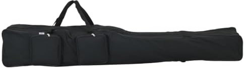 vidaXL Angelrutentasche Schwarz 160 cm Oxford-Gewebe, Angeltasche, Tragetasche Angelruten, Fischertasche, Rutentasche, Anglertasche, Angelruten Tasche