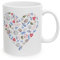 YouDesign Mug Personnalisable avec Prénom et Illustration - Coeur - Cadeau Original - Meilleure Infirmière - Cadeau Parfait pour personnel soignant - Collègue amitié au travail - Remerciement (Blanc)